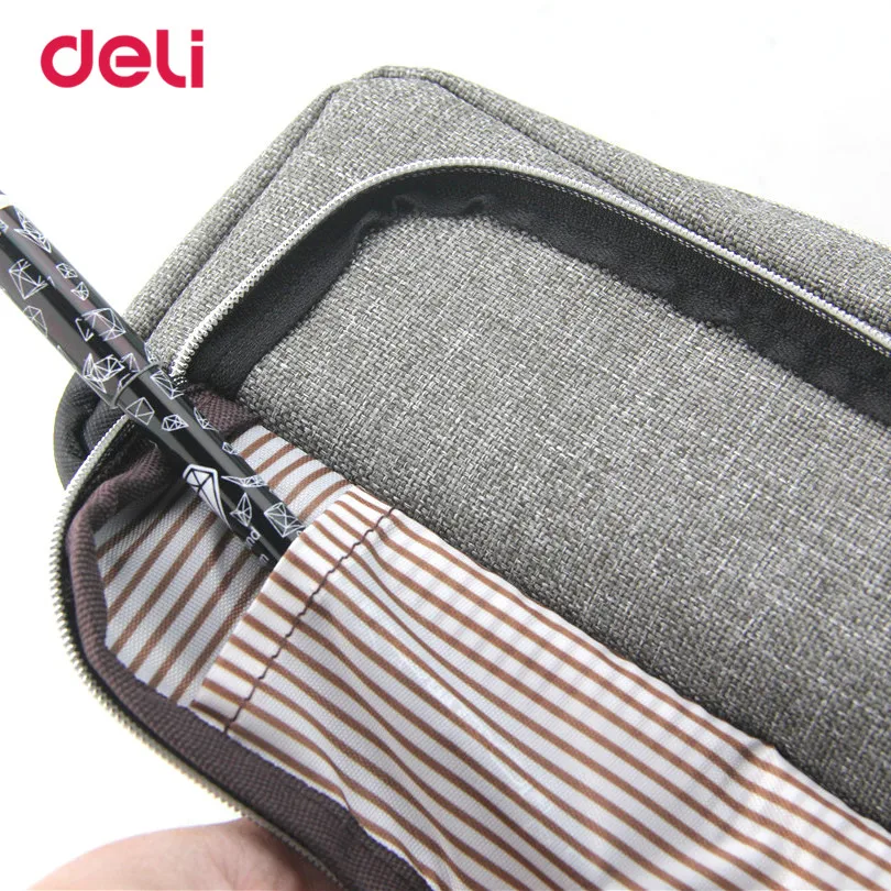 Deli новые школьные и офисные принадлежности сумки для карандашей студентов