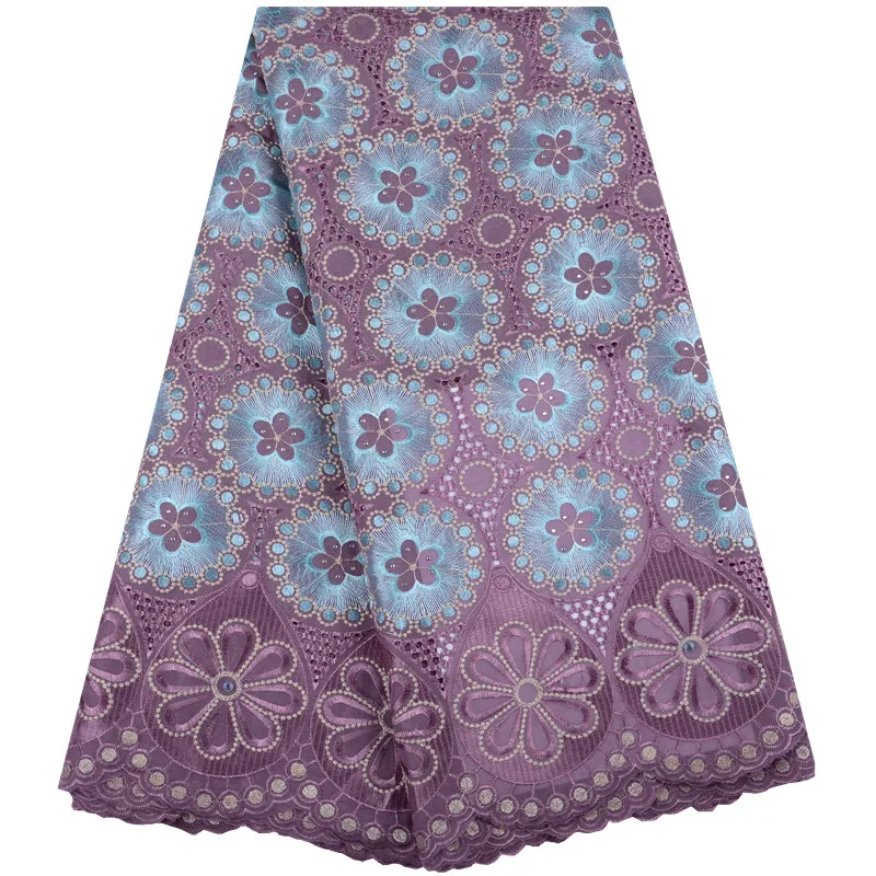 Latest High Quality Swiss Voile Lace In Switzerland African Dry Cotton Fabric With Stones For Woman Dress Y1467 | Дом и сад