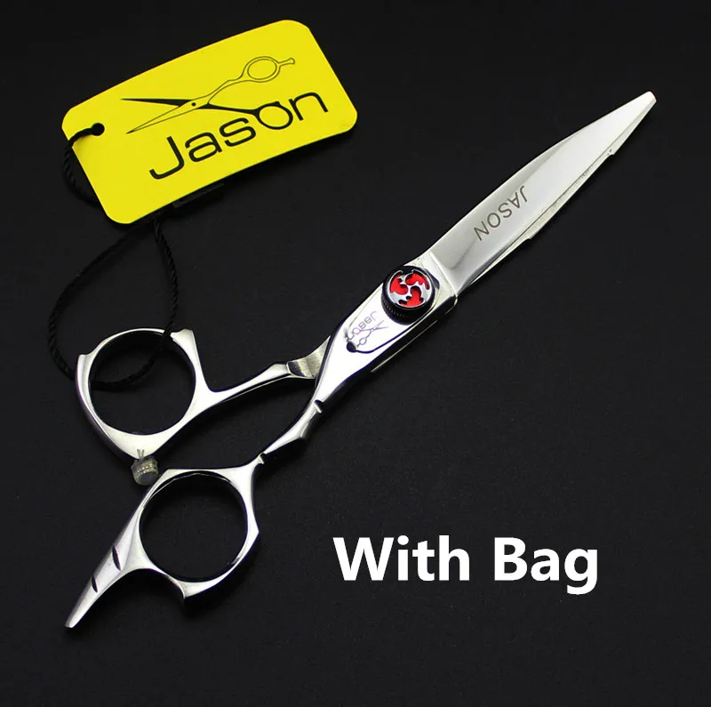 One Cutting Add Bag 332#6 дюймов бренд Jason высокое качество Парикмахерские ножницы JP 440C Банг стрижка Парикмахерские ножницы филировочные ножницы для волос - Цвет: One Cutting Add Bag