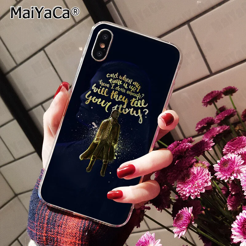 MaiYaCa гамилтон музыкальная лирика DIY окрашенный красивый телефон для iphone 11 pro 8 7 66S Plus X 10 5S SE XR XS MAX чехол