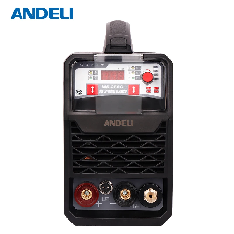 Andeli Smart Draagbare Enkele Fase Igbt инвертор Tig-250g Tig Lasapparaat Tig/mma Argonbooglassen сварочный аппарат 2 в 1 Lassen