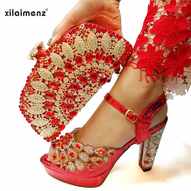 Комплект из обуви и сумки фиолетового цвета обувь сумка в комплекте африканском