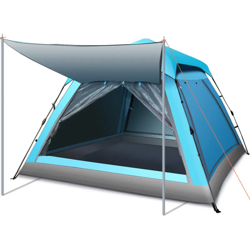 Открытый Палатка Автоматическая Открыть для 3-6 человек Водонепроницаемый