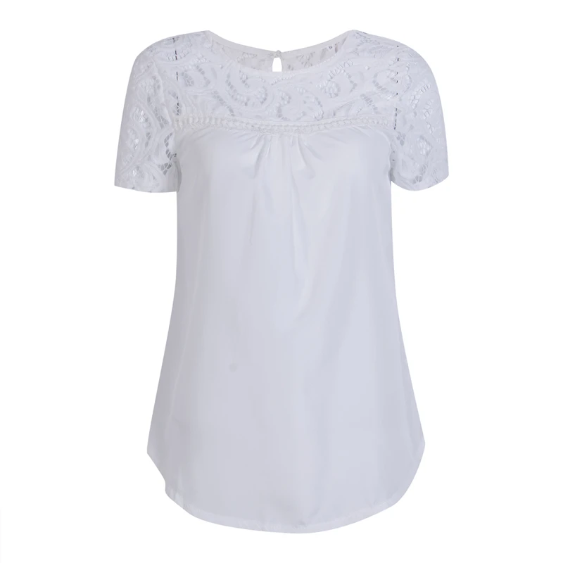 2017 осенние женские кружевные блузки 3 цветов рубашки модные шифоновые открытые