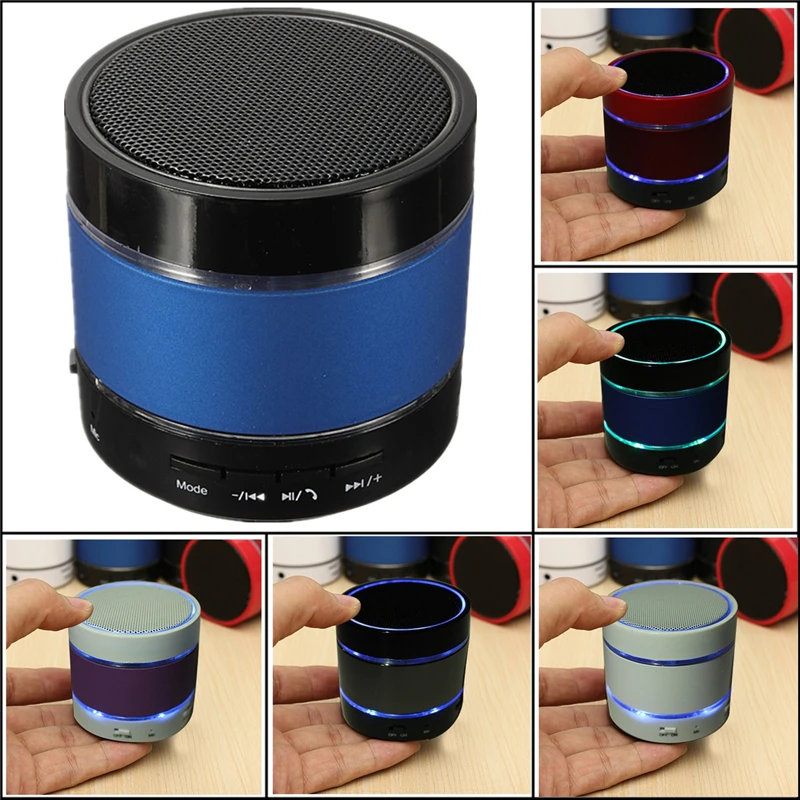 Мини беспроводной Bluetooth динамик портативный светодиодный V3.0 стерео Hifi мини супер