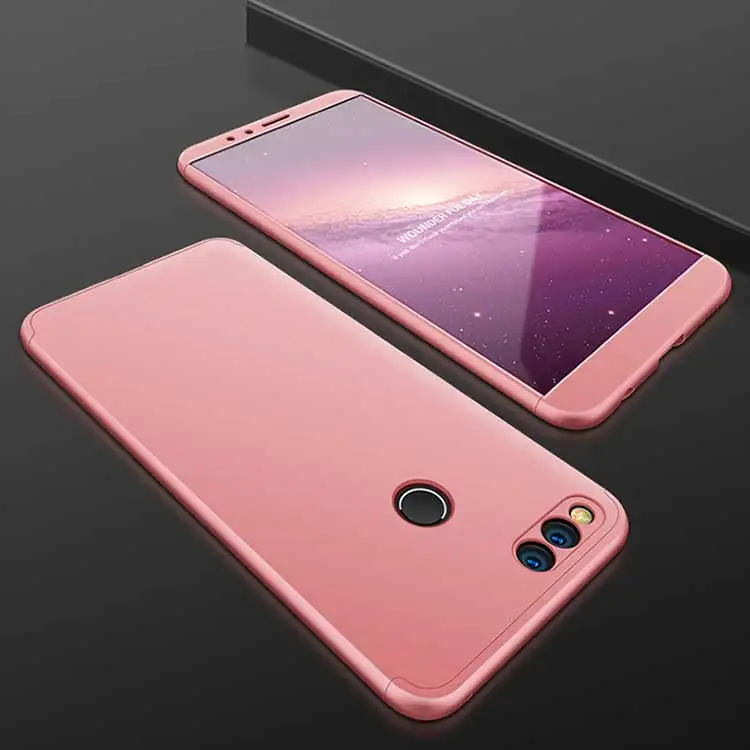 Huawei Honor 7X чехол Honor7X 360 градусов защищены всего тела противоударный чехол для телефона для huawei Honor 7X BND L21 L22 L24 крышка - Цвет: 7