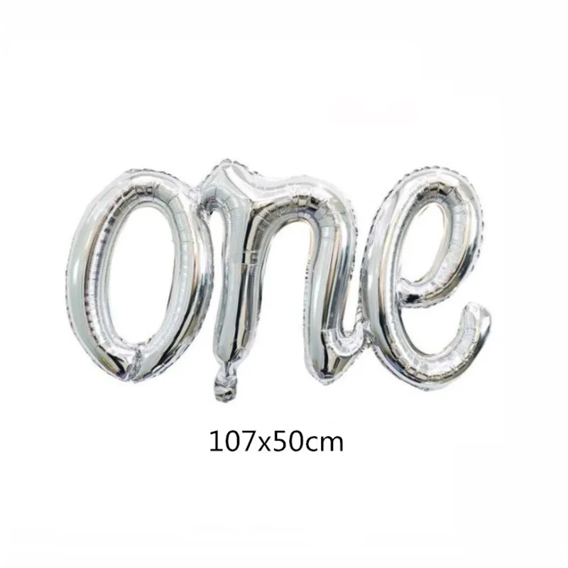 1pcs Silver one 1 шт гигантский надувной шар, он/она, пол, раскрывает шары, мальчик или девочка, детский душ, тематическая активность, украшения для детей - Цвет: 1pcs Silver one