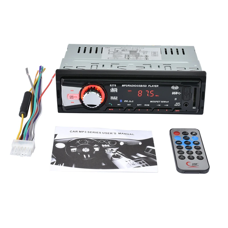 Автомобильный аудио U диск MP3 Авто Bluetooth mp3 плеер без экрана звук fm тюнер