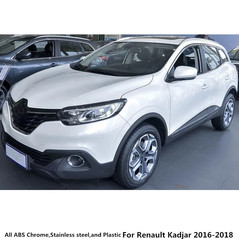 Для Renault Kadjar 2016 2017 2018 2019 Автомобильная крышка палка ABS хром/углеродное волокно