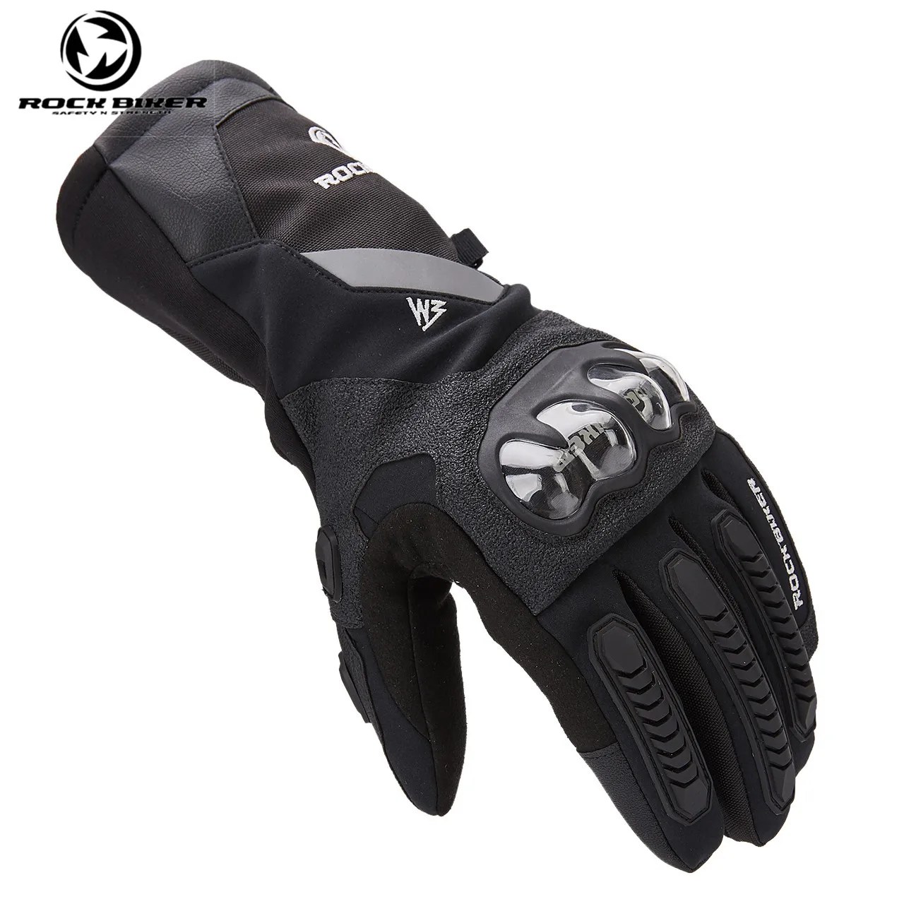 Рок байкерские 2018 зимние мотоциклетные перчатки водонепроницаемые