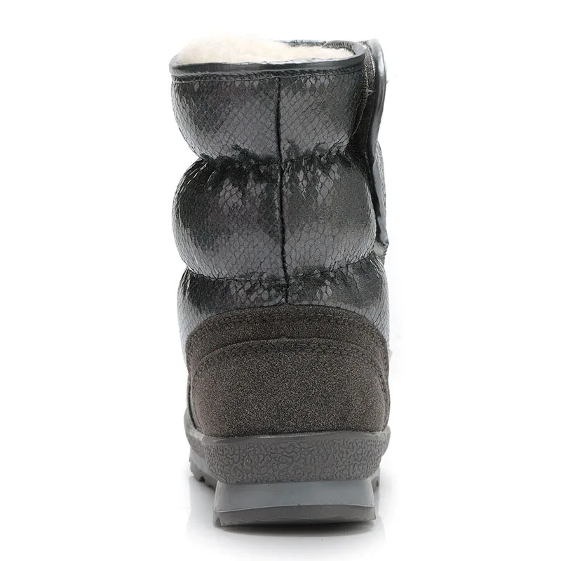 2019 детские зимние сапоги теплые ботинки водонепроницаемые ботильоны для женщин