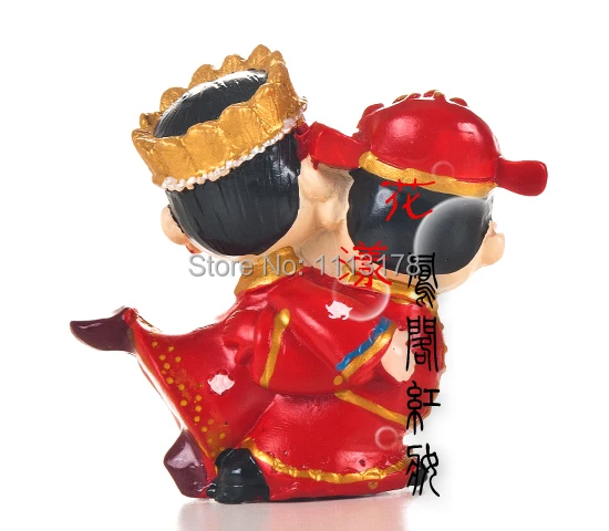 Дешевые полимерные китайские куклы украшения для торта топперы свадебных тортов