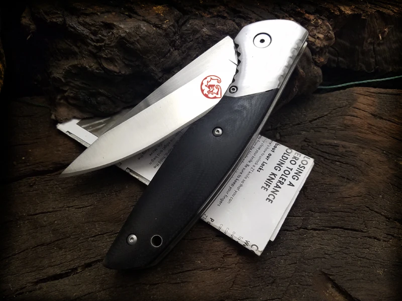 Очень острый складной нож BIGONG 9 cr18mov стальное лезвие зерна G10 стальной ручкой нож для выживания кемпинга MultiToo
