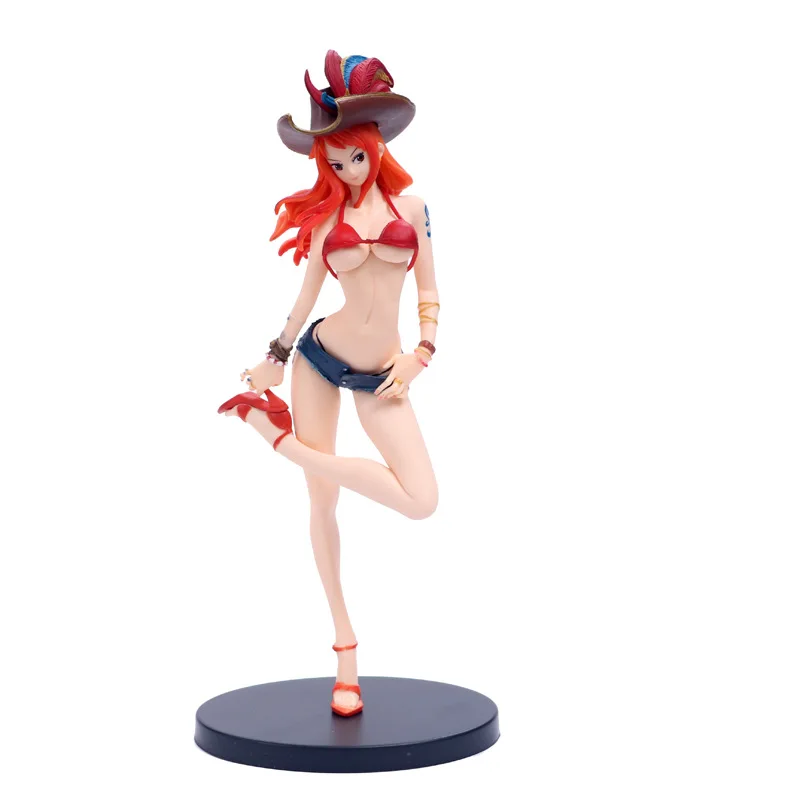 Аниме ONE PIECE FDS пиратское бикини Nami ковбойская фигурка модели игрушки 24 см|Игровые