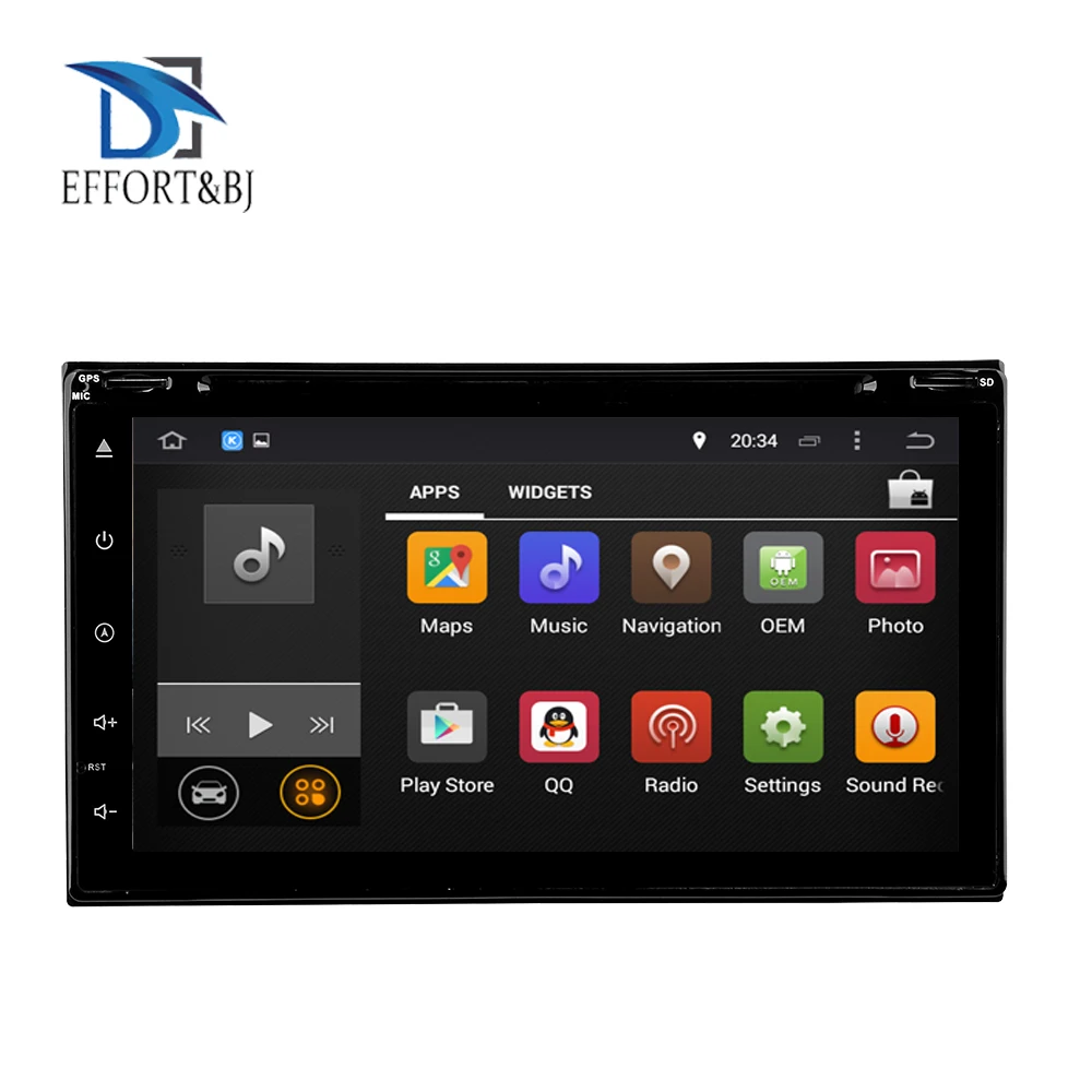 Универсальный автомобильный Dvd проигрыватель 6 95 дюйма 2 din Android 9 0 Gps умное радио