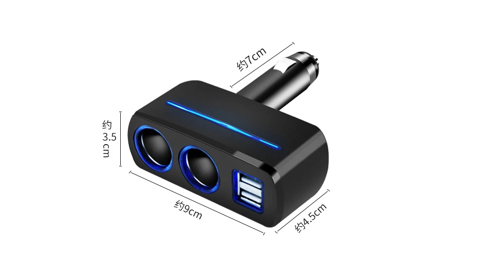 VOLTOP 1 точка 2 двойной USB Автомобильное зарядное устройство Автомобильные украшения аксессуары телефон зарядка прикуриватель