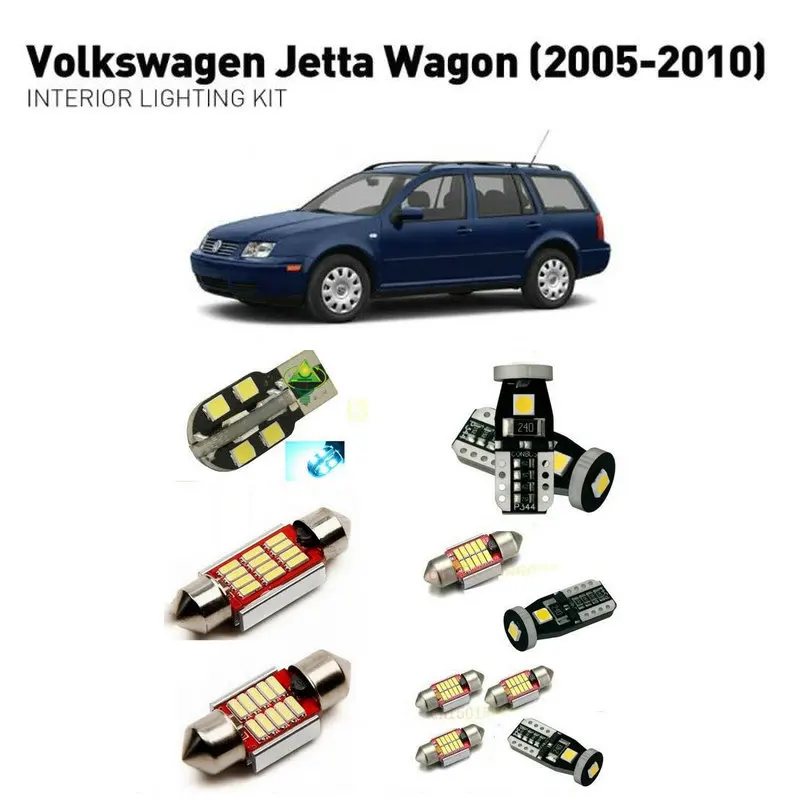 

Led interior lights For vw jetta wagon 2005-2010 18pc Led Lights For Cars lighting kit automotive bulbs Canbus