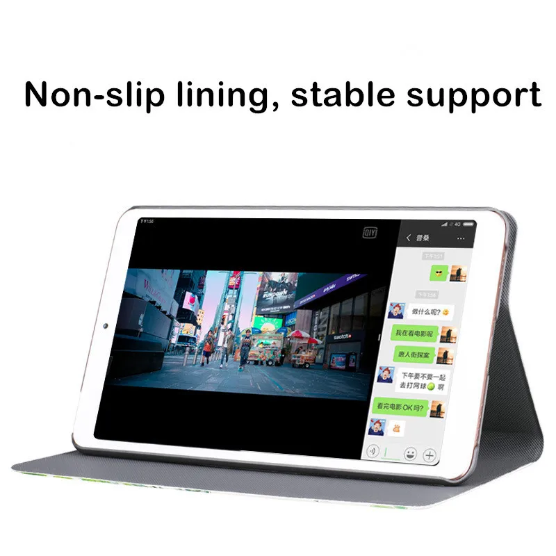 Новый кожаный чехол с подставкой для Xiaomi Mipad 4 8 0 2018 защитный планшета Mi pad дюймов +