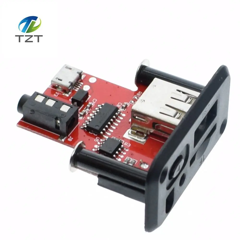 1 шт. мини 5 в MP3 декодер плата микро USB модуль 3 мм аудио WAV U диск и TF карта новый