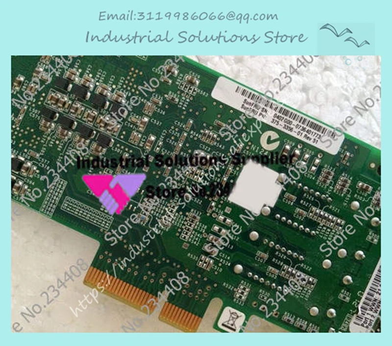 QLE2462 SUN PCI E двойной порт 4 Гб карта 375 3356 SG XPCIE2FC QF4 волокно 100% Протестировано