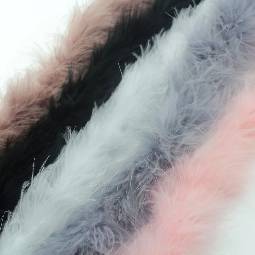 Полоска для волос из натурального пера индейки 190 см | Украшения и аксессуары