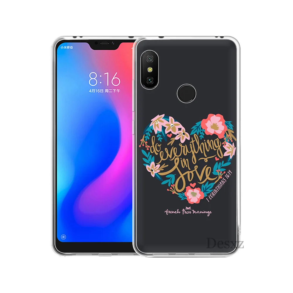 Чехол для телефона с библейскими стихами Redmi Note 3 4 4X 5 5A 6 Pro Prime Protect | Мобильные