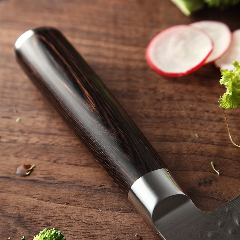 XINZUO бренд " нож Santoku VG10 Дамасская сталь 62 Hrc 67 слоев кухонный нож с деревянной ручкой Новейшие японские ножи повара