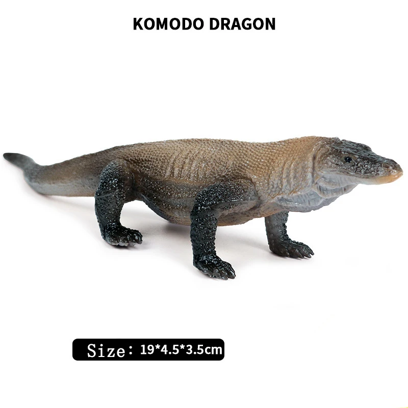 SKU (34) Экшн и игрушки фигурка диких животных ПВХ Komodo Dragon модель жирафа Коллекционная кукла Фигурка коллекция для детей детский подарок - Цвет: SKU (34)