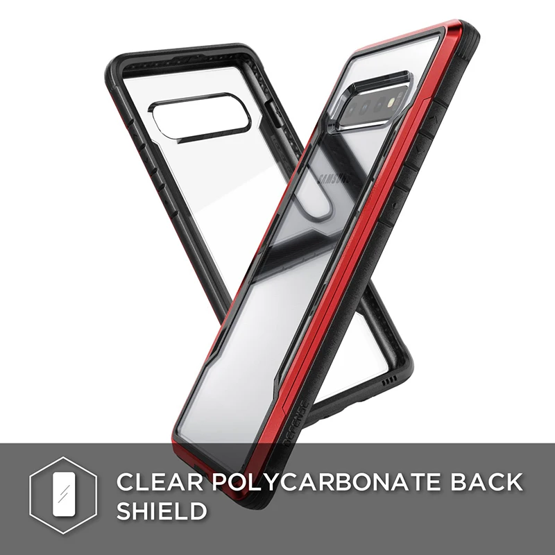 X-Doria Defense Shield чехол для телефона для samsung Galaxy S10 Plus военный класс падение протестированный защитный чехол для S10e Алюминиевый Чехол
