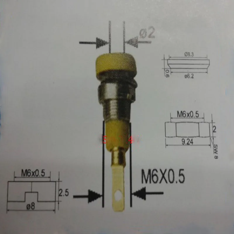 2 мм банановые вилки инструмент обучающее оборудование силовой сигнал из чистой