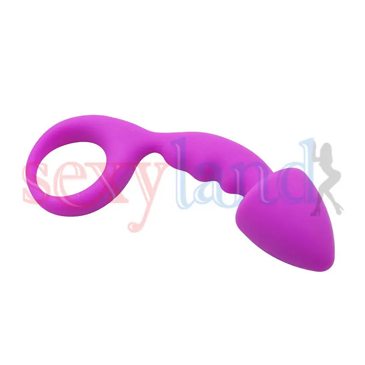 Водонепроницаемый Гладкий силиконовый G Spot Анальные игрушки Анальная пробка