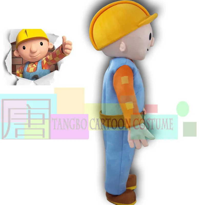 Нарядное платье Боб-конструктор для взрослых костюм-талисман бесплатная