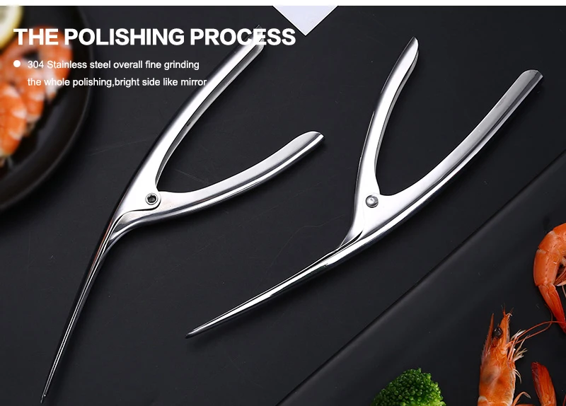 Peelers портативная машина для разделки креветок из нержавеющей стали, устройство для чистки креветок, Креативные кухонные инструменты, Очищающий Отшелушивающий прибор