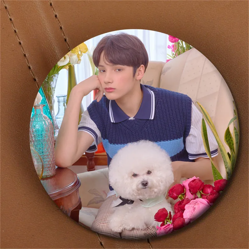 Youpop KPOP TXT SOOBIN альбом кошка и собака концепция Phot Pin значок для одежды шляпы рюкзак корсажи украшения