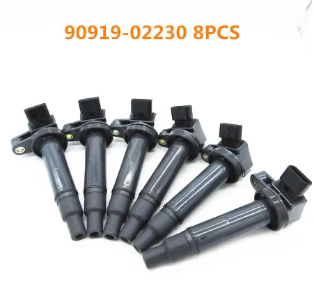Набор 8 шт. новая катушка зажигания OEM 9091902230 90919-02230 для LEXUS GS430 IS Sport Cross 200 LS430 LX470