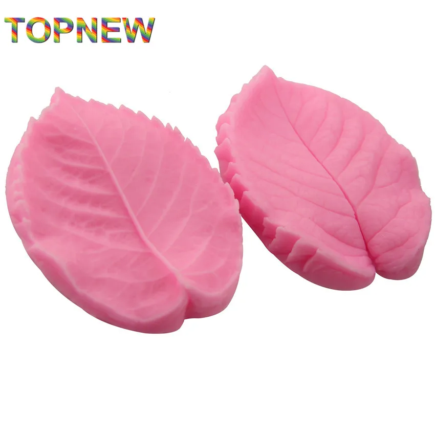 Большой листообразный пресс силиконовая форма Сахарная паста 3D украшение для