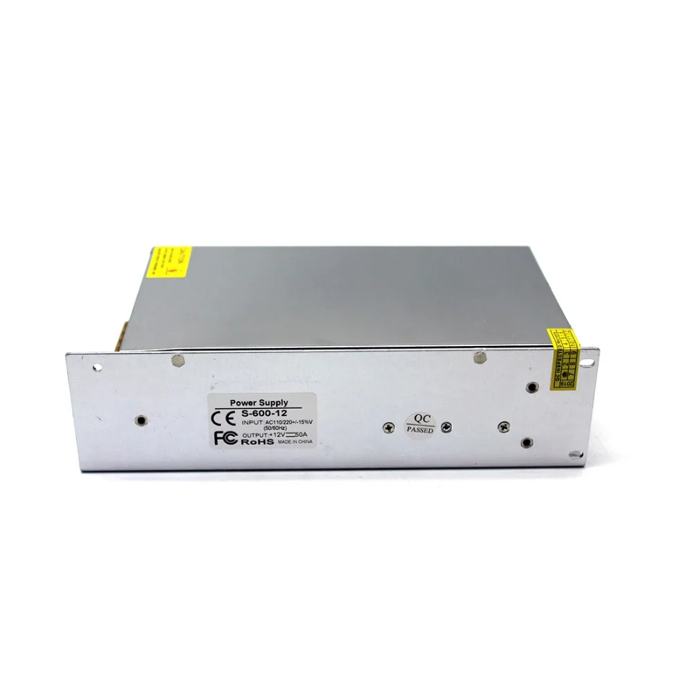 Стабильное качество одиночный выход DC 12V 50A 600W Драйвер импульсного источника