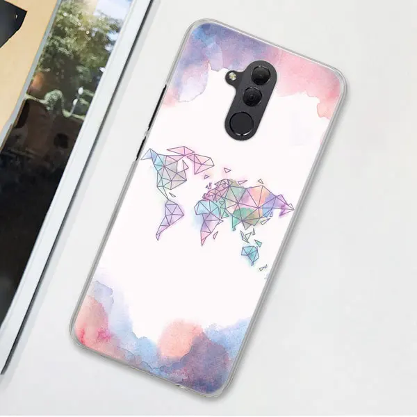 Карта мира, план путешествий, чехол для телефона huawei mate 10 20 Lite 20 Pro P30 Pro P30 P20 Lite P Smart Plus, чехол, чехол - Цвет: 07