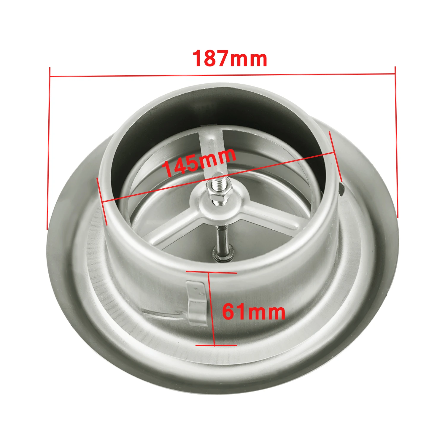 Круглая Регулируемая настенная потолочная вытяжная Крышка для вентиляционного