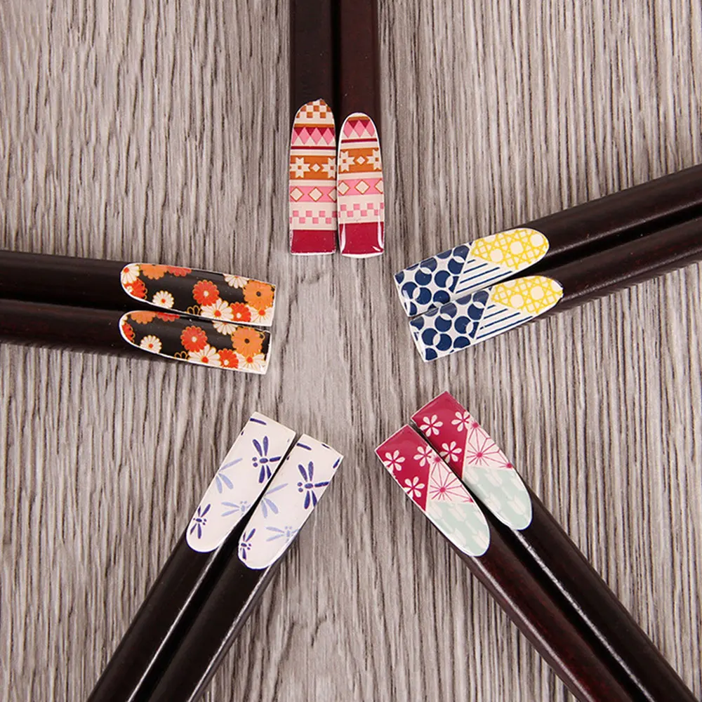 Деревянные палочки для еды с визуальным касанием в японском стиле посуда ногтей