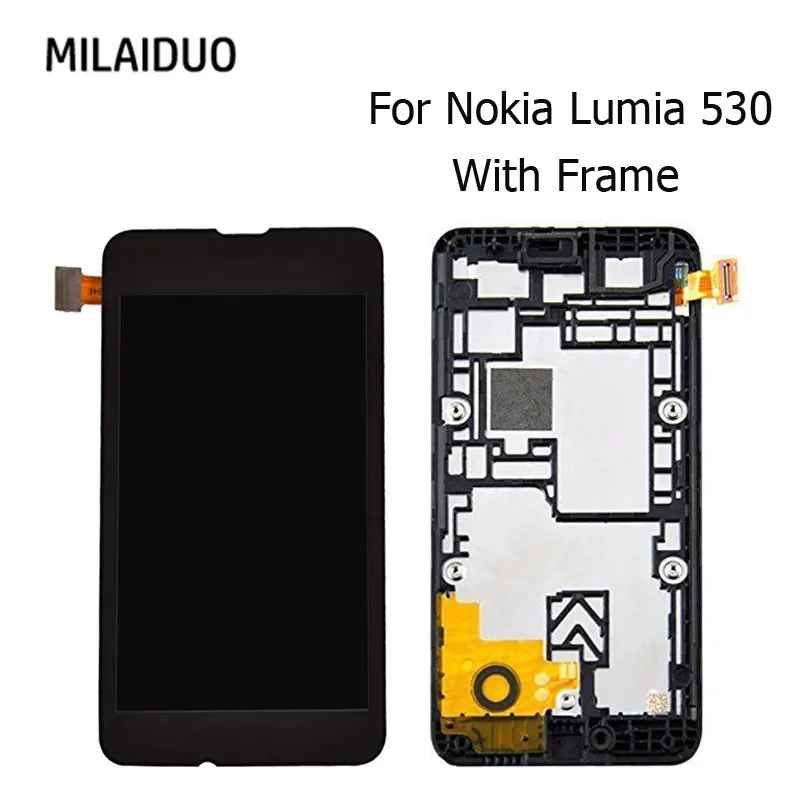 ЖК дисплей для Nokia Lumia 530 RM 1018 кодирующий преобразователь сенсорного экрана в