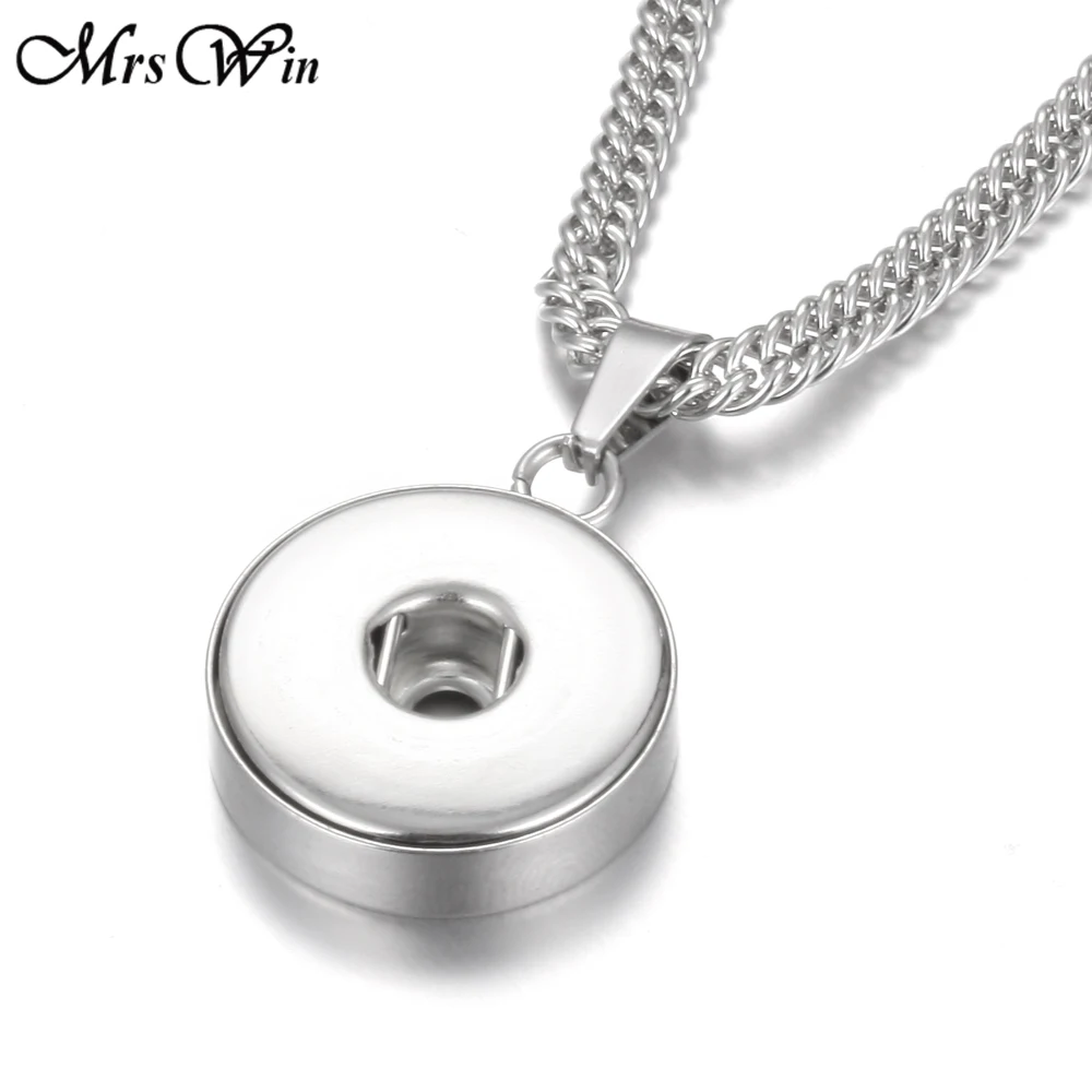 Ожерелье с подвеской из нержавеющей стали 18 20 мм DIY Ювелирные изделия защелкой