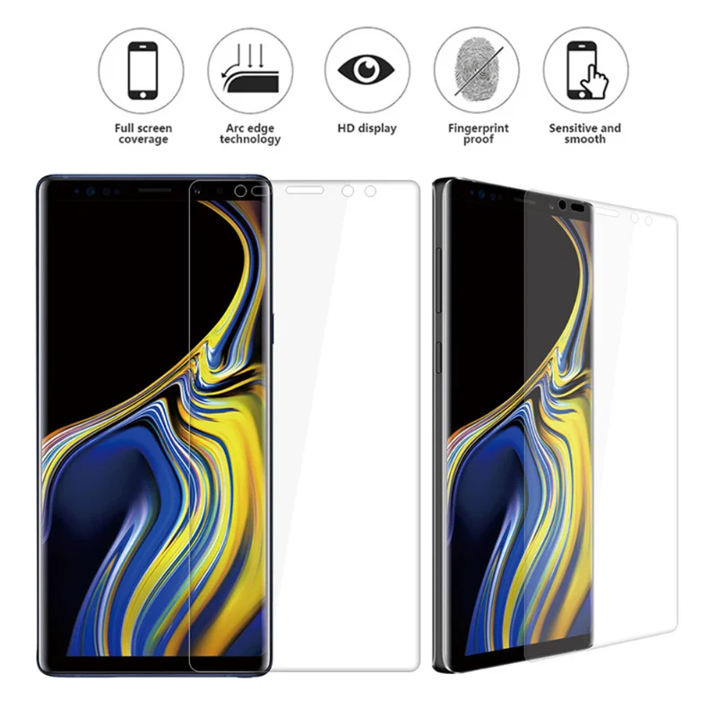 Мягкая пленка из ПЭТ не закаленное стекло для Samsung Note 9 Защитное samsung galaxy s8 s9 note8 a8