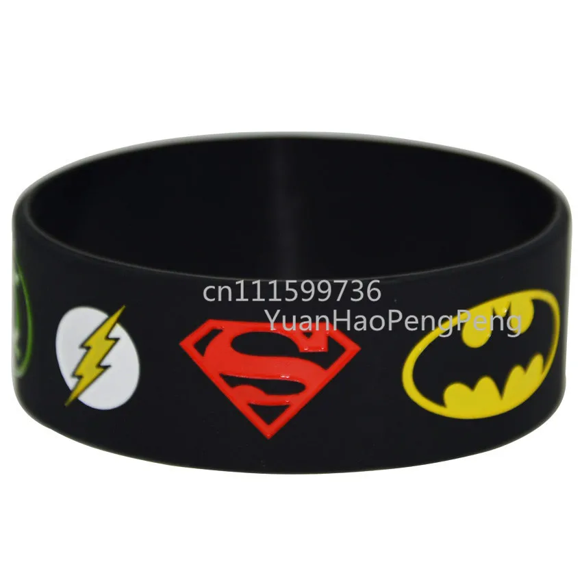 1 шт Новый Лига Справедливости Супермен Зеленый Фонарь флеш браслет|batman