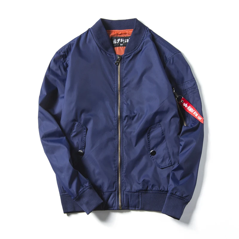 Мужская повседневная куртка бомбер DIMUSI осенняя с воздушными силами Размеры s 4XL