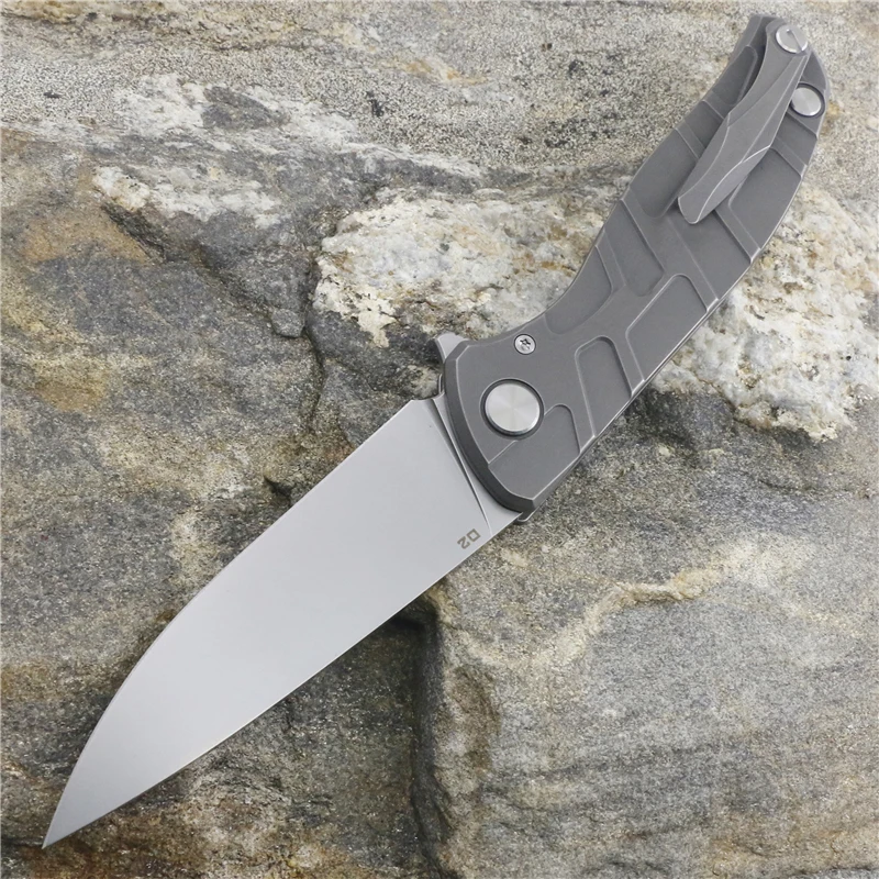 Green Thorn F95 подшипник Флиппер складной нож для ежедневного использования, D2 лезвие TC4 Титан с ручкой, для улицы, для кемпинга, охоты, карманный кухонный knivesedc инструмент