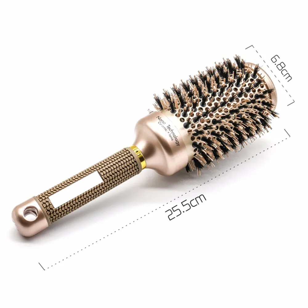 4 размерная круглая расческа для волос завивки металлическая плойка волшебная