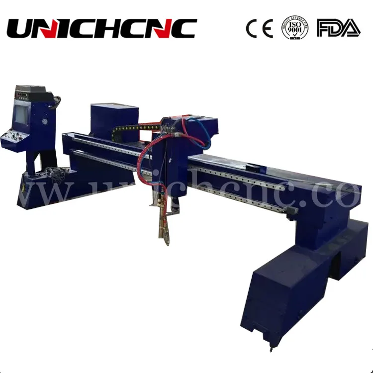 Станок плазменной резки металла и нержавеющей стали UNICH Gantry/Jinan CNC|plasma cutting