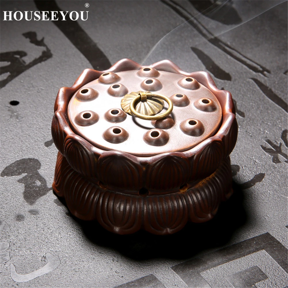 Креативная горелка в форме цветка лотоса башня конусы палочка для благовоний