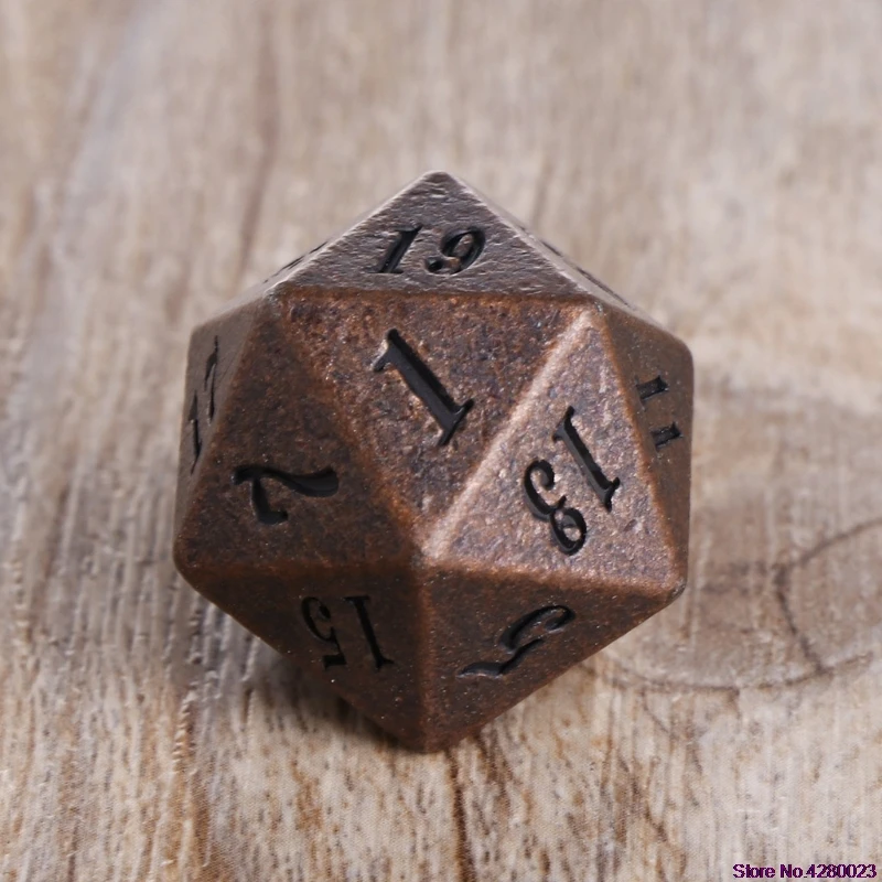 1 комплект блестящий металл Dice 7 кубики D4 D6 D8 D10 D% D12 D20 для доски игры, веселье